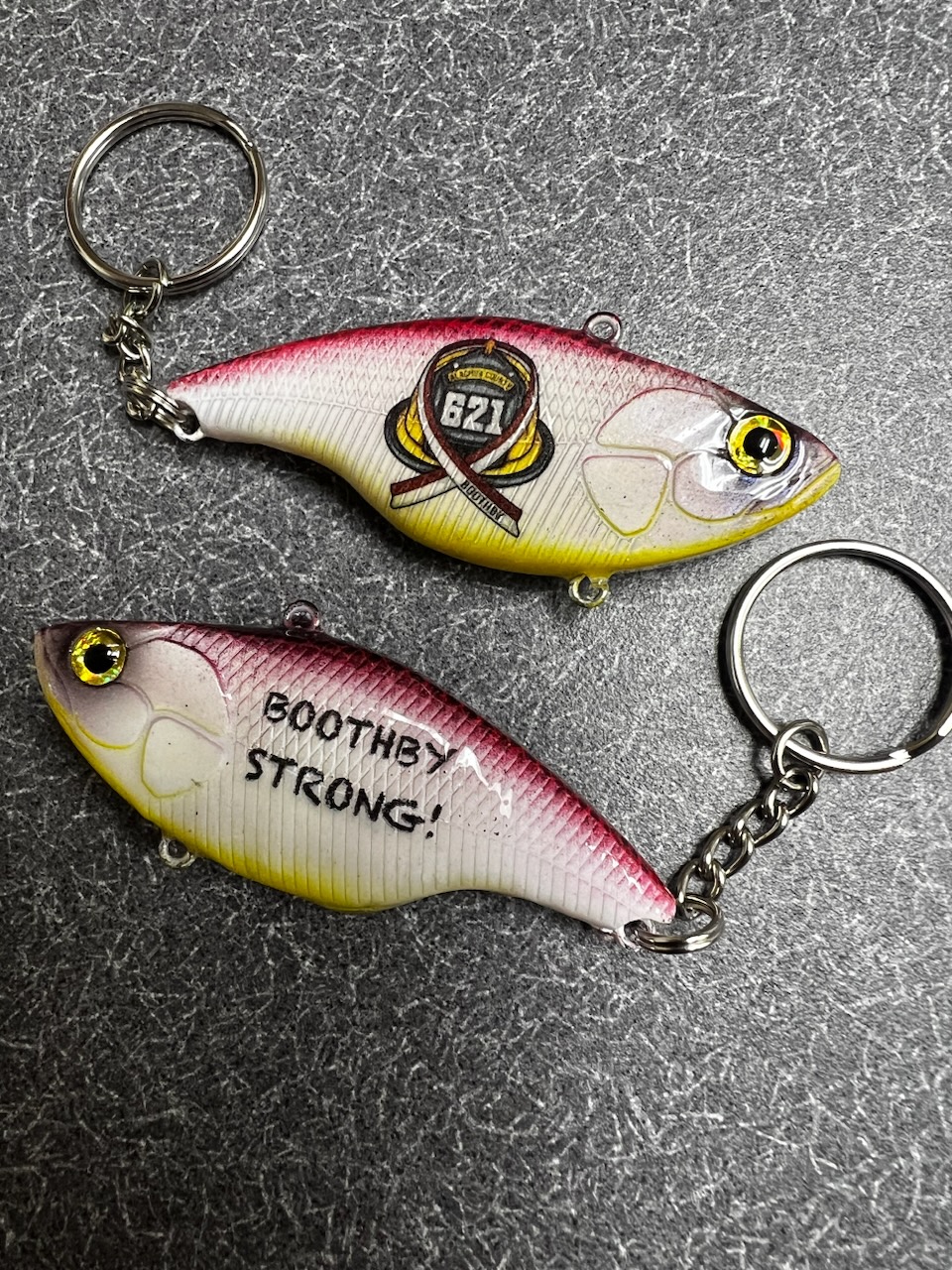 Boothby Strong Fishing Lure Keychain – Fire Rescue Professionals of Alachua  County IAFF 3852